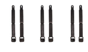 High Speed Gear MOLLE Clips - Black Injection Molded (12 Pack)