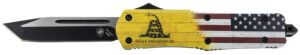 Templar Knife LDTOM231 Gen II OTF Tanto - Don't Tread On Me