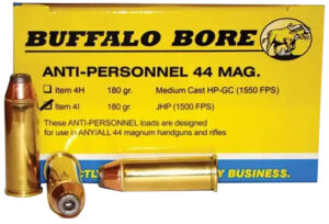 Buffalo Bore 44 Magnum Anti-Personnel 180gr JHP Ammo