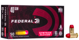 Federal AE40SJ1 American Eagle Syntech Range .40 S&W Ammo