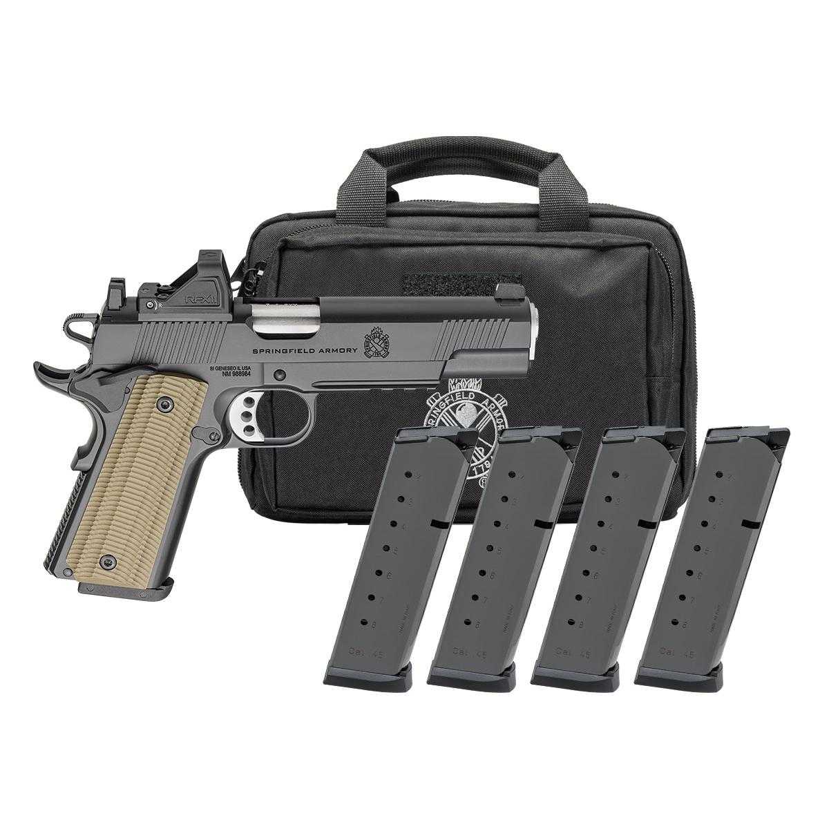 Springfield 1911 Operator AOS Handgun .45 ACP with Green Dot