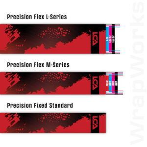 Last Chance WrapWorks Color Burst Red/Black Arrow Wraps