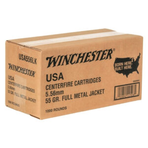Winchester 5.56mm 193 55gr FMJ Bulk Ammunition - 100 Rounds