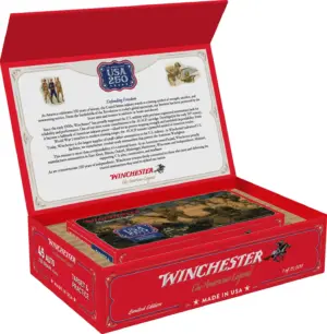 WINCHESTER USA 45ACP 230GR FMJ 250TH ANNIVERSARY 50RD/BX 6BX/CS