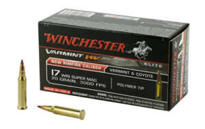 Winchester Varmint HV .17 WSM 20-Grain Poly Tip Ammo