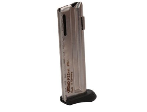 Walther P22Q Magazine with Finger Rest - .22 LR, 10 Rounds