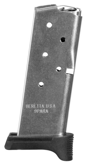 Beretta APX Carry 6rd 9mm Luger Magazine - Stainless Steel