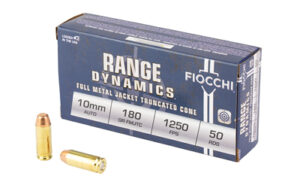 Fiocchi Range Dynamics 10mm 180Gr Full Metal Jacket