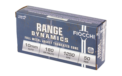 Fiocchi Range Dynamics 10mm 180Gr Full Metal Jacket - Image 3