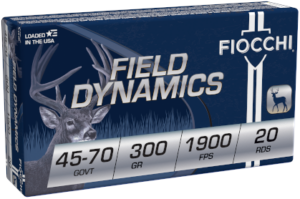 Fiocchi .45-70 Government HPFN 300 Grain Rifle Ammo