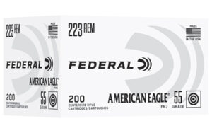 Federal American Eagle .223 55GR FMJ - 200 Rounds