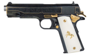 Colt Classic 1911 .45ACP Polished Gold Engraved Handgun