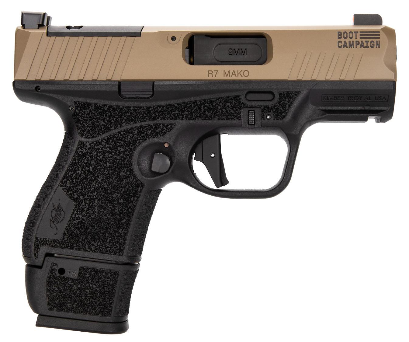 Kimber R7 Mako 9mm Semi-Auto Handgun - Boot Campaign Edition