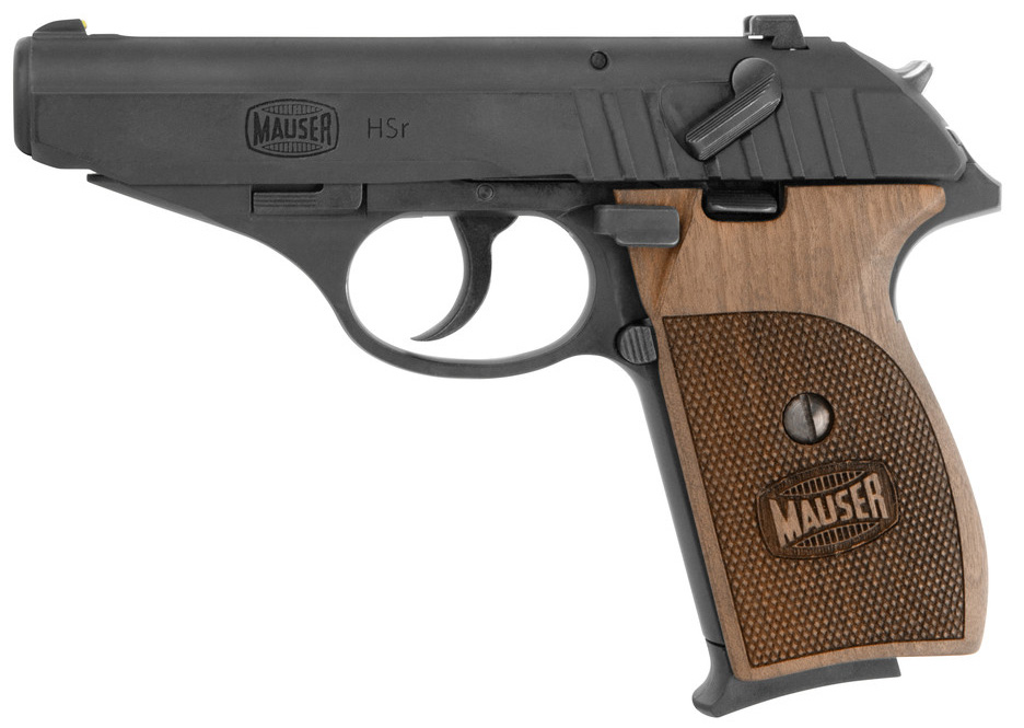 BLG Mauser HSr .22 LR Semi-Auto Handgun with Wood Grips