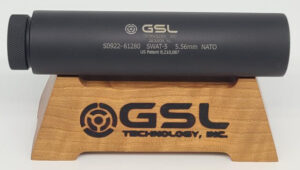 GSL SWAT5 Suppressor for .22 Caliber - Titanium Design