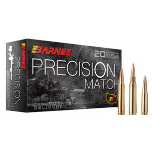Barnes .223 Rem 77gr OTM BT Match Ammo - 20 Rounds