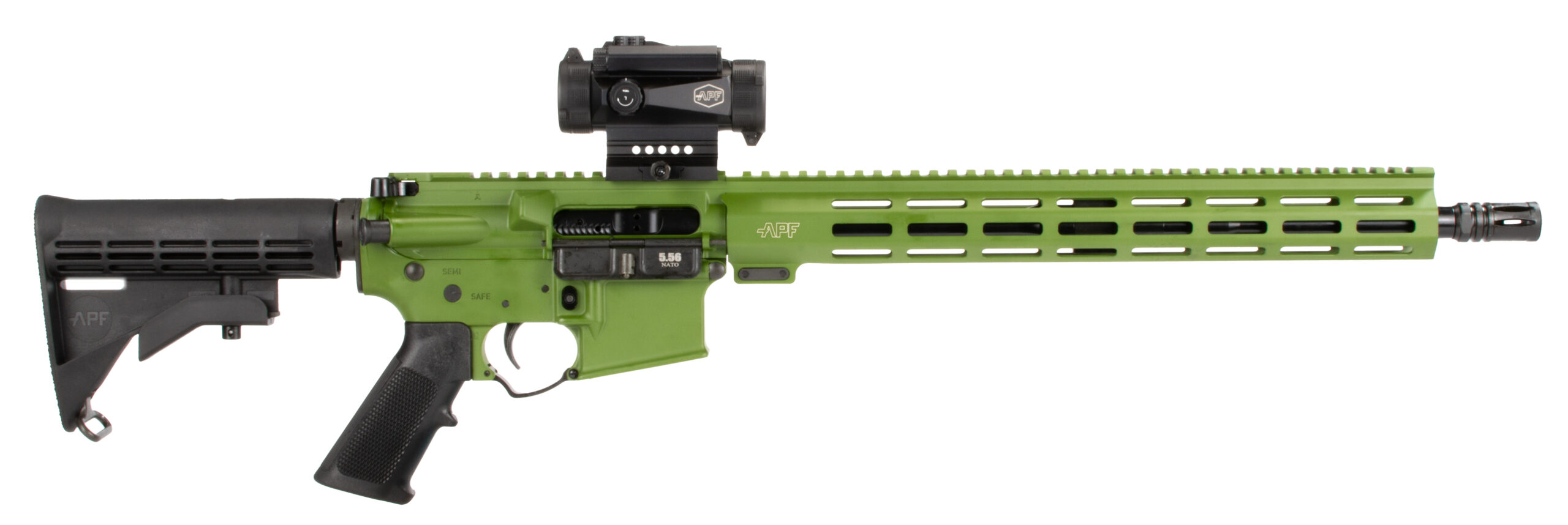 APF Guardian 5.56 AR Rifle - Multi Cam Green, 16" M-LOK