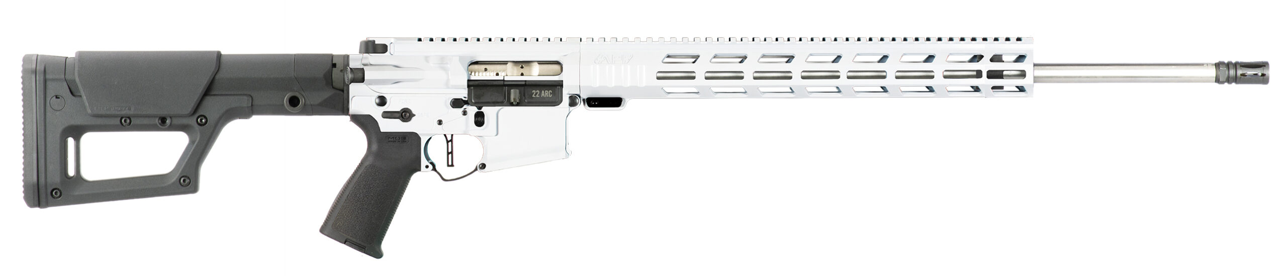 APF Varmint 22ARC 2.0 Semi Auto Rifle - White MLOK