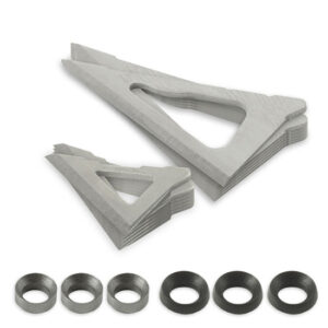 TRUGLO Fixed Replacement Broadhead Blade 3-Blade Set
