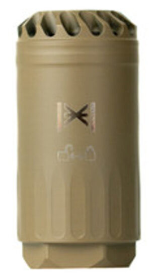 HUXWRX BLASPHEMY + Flash Hider 762 5/8X24 FDE Muzzle Device