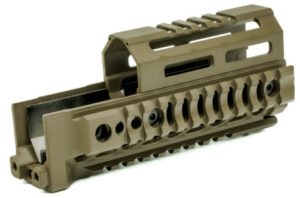 Midwest Industries MI AK Alpha Series Quad Rail Handguard 6 FDE