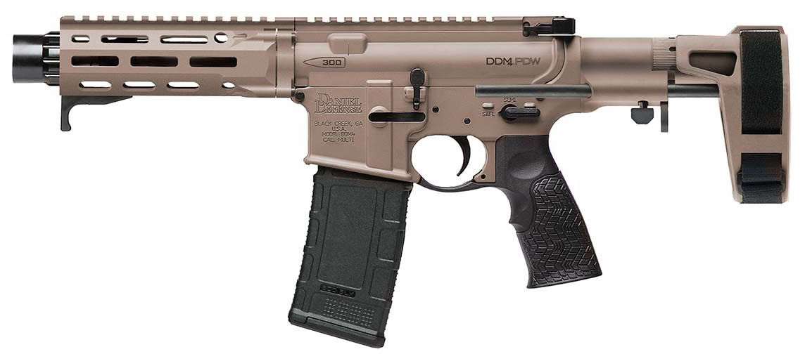 Daniel Defense DDM4 PDW .300 Blackout Pistol - FDE