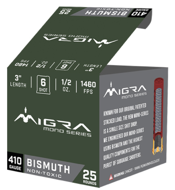 Migra Bismuth Mono 410GA Shotgun Shells - #6 Shot