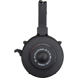 RWB AR15 50-Round Drum Magazine - Black Polymer