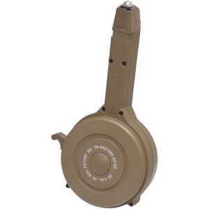 RWB GLOCK 45ACP Drum Magazine - 40RD Tan Polymer