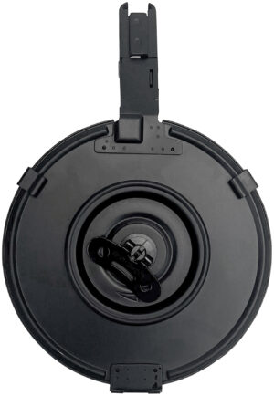 RWB 75rd Drum Magazine for AR-15 - 7.62X39mm Black Steel