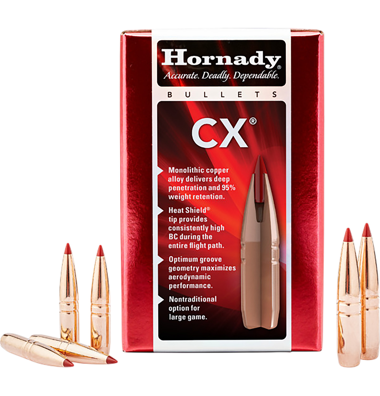 Hornady 22765 CX 25Cal 65gr 50 Per Box/40Case