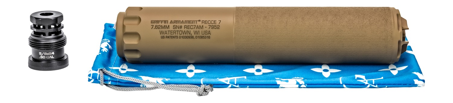 Griffin Armament GAREC7FDEAM-W Recce 7 Suppressor 7.62mm