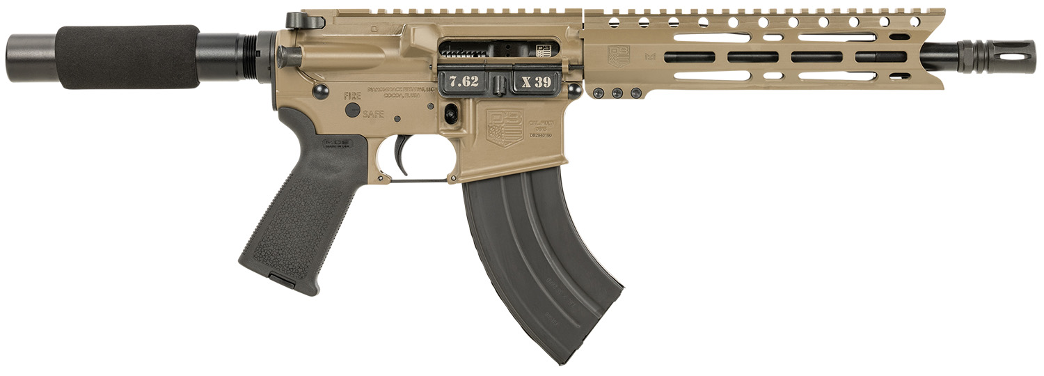 Diamondback DB15 7.62x39mm Semi-Auto Rifle - 10" FDE