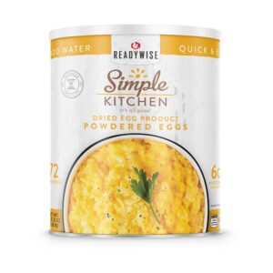 ReadyWise Powdered Eggs - 72 Servings for Cooking & Baking