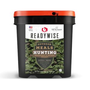 ReadyWise Hunting Bucket Outdoor Meals - 3-Day Meal Kit