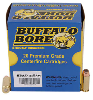 Buffalo Bore 10mm Auto 180gr Jacketed Hollow Point Ammo