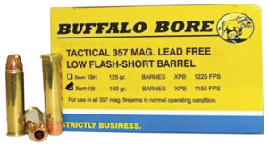 Buffalo Bore 357 Magnum Ammunition - 140gr Lead Free