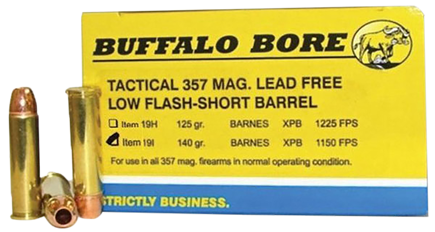 Buffalo Bore 357 Magnum Ammunition - 140gr Lead Free