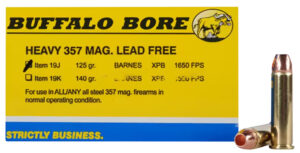 Buffalo Bore .357 Magnum 125gr Lead-Free Ammunition