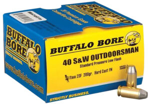 Buffalo Bore 40 S&W 200gr Hard Cast Flat Nose Ammunition