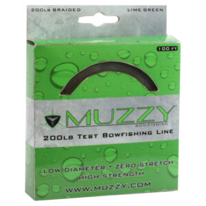 Muzzy 200 lb Bowfishing Line - 100 ft Lime Green