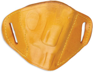 Bulldog MLTRS Tan Leather OWB Belt Slide Holster for S&W J Frame