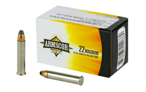 ARMSCOR .22 WMR 40GR JHP Hollow Point Ammo - 50 Rounds