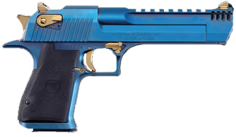 Magnum Research Desert Eagle .50 AE 6" Carbo Blue Pistol