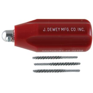 J. Dewey Shotgun Port Cleaning Tool with Stainless Steel Brushes
