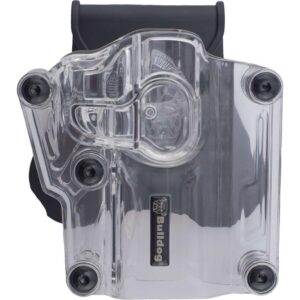 Bulldog Max Multi-Fit Polymer Holster - Transparent Clear RH