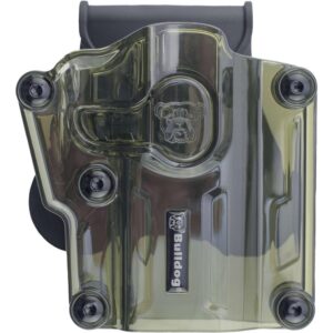 Bulldog Max Multi-Fit Polymer Holster - Transparent Green RH