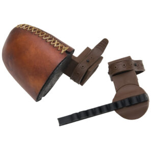 Selway Strap-on Rawhide Stick Quiver Recurve/Longbow 6 Arrow RH/LH