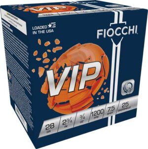 Fiocchi VIP 28 Gauge Shotgun Shells - #7.5 1200FPS