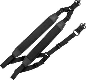 GrovTec MOLLE Backpack Sling with Push Button Swivels - Black